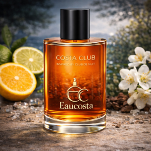 Costa Club perfume by Eaucosta inspired by Club de Nuit, long lasting woody citrus men’s fragrance