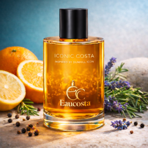 Iconic Costa perfume by Eaucosta inspired by Dunhill Icon, fresh citrus woody fragrance with aromatic notes